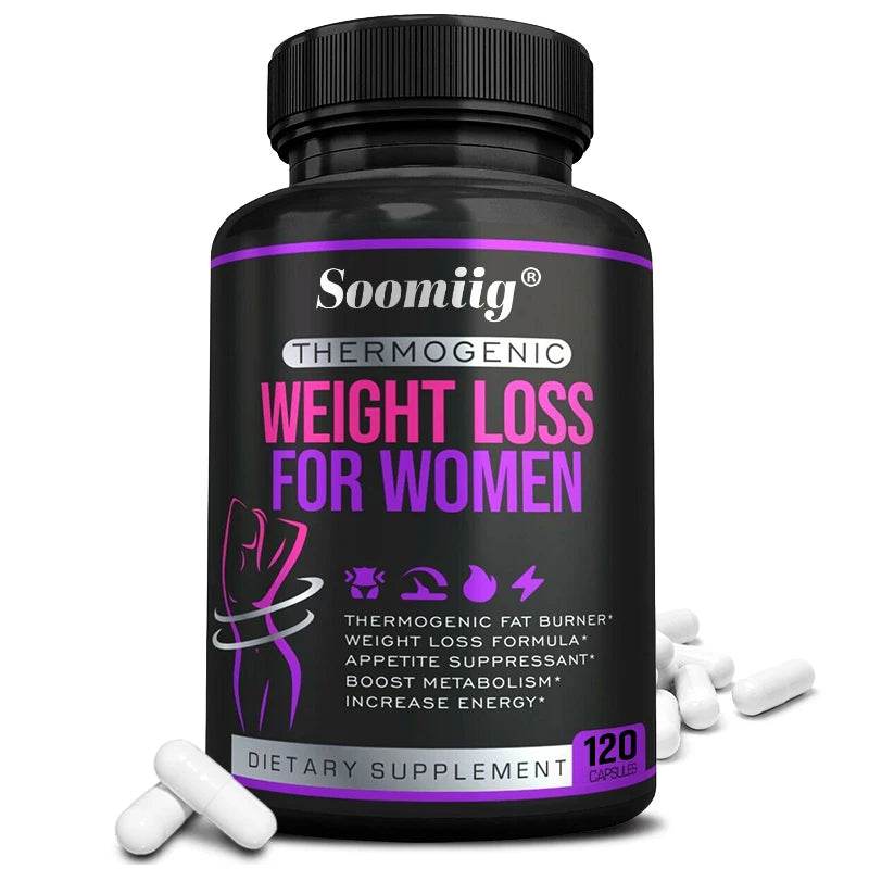 Thermogenic Fat Burner - Natural Appetite Suppressant, Metabolism Booster, Weight Management, Immunity, Metabolism, 120 Capsules 120coumt United States