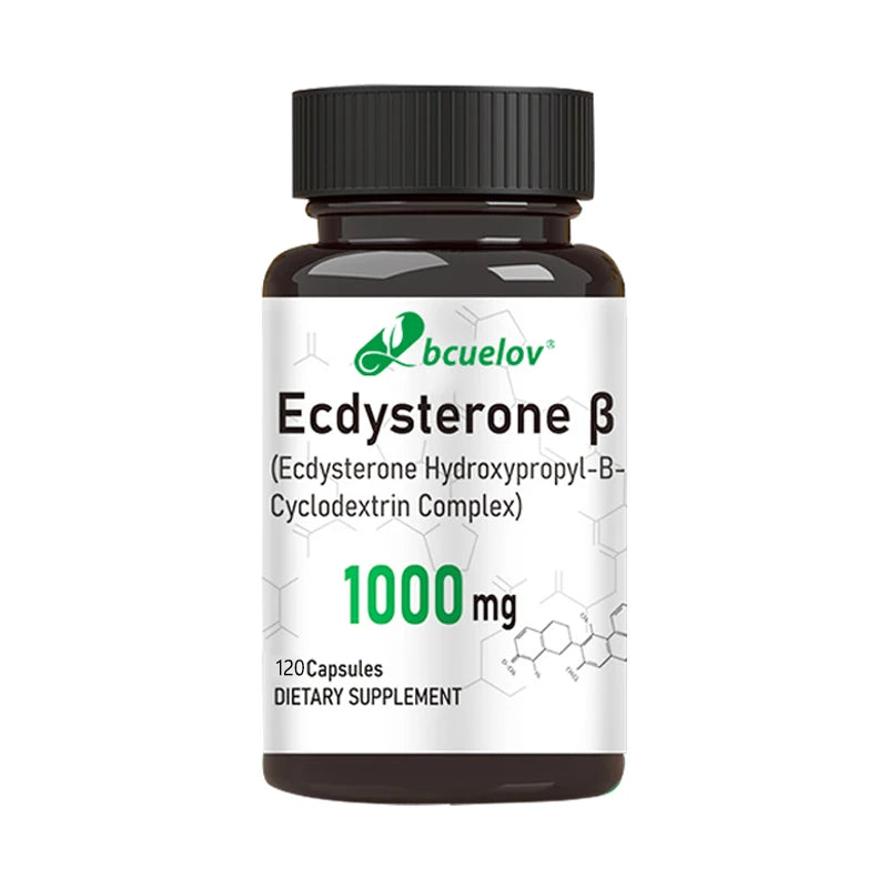 Ecdysterone Supplement - Daily Strength Enhancer, Increase Muscle Mass, Support Muscle Development, Burn Fat, 120 Capsules United States 120coumt