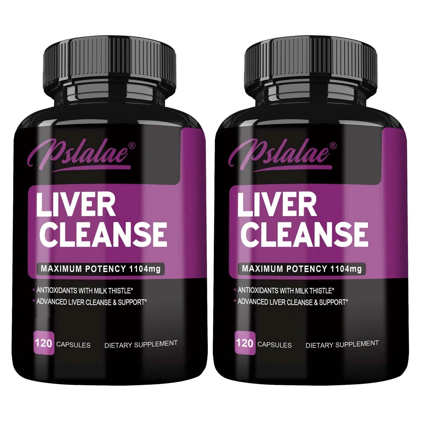 Liver Cleanse Detoxification Supplement - Complete Health Capsules with Artichoke, Berberine, Turmeric Herbs - 120 Capsules Two-More favorable United States