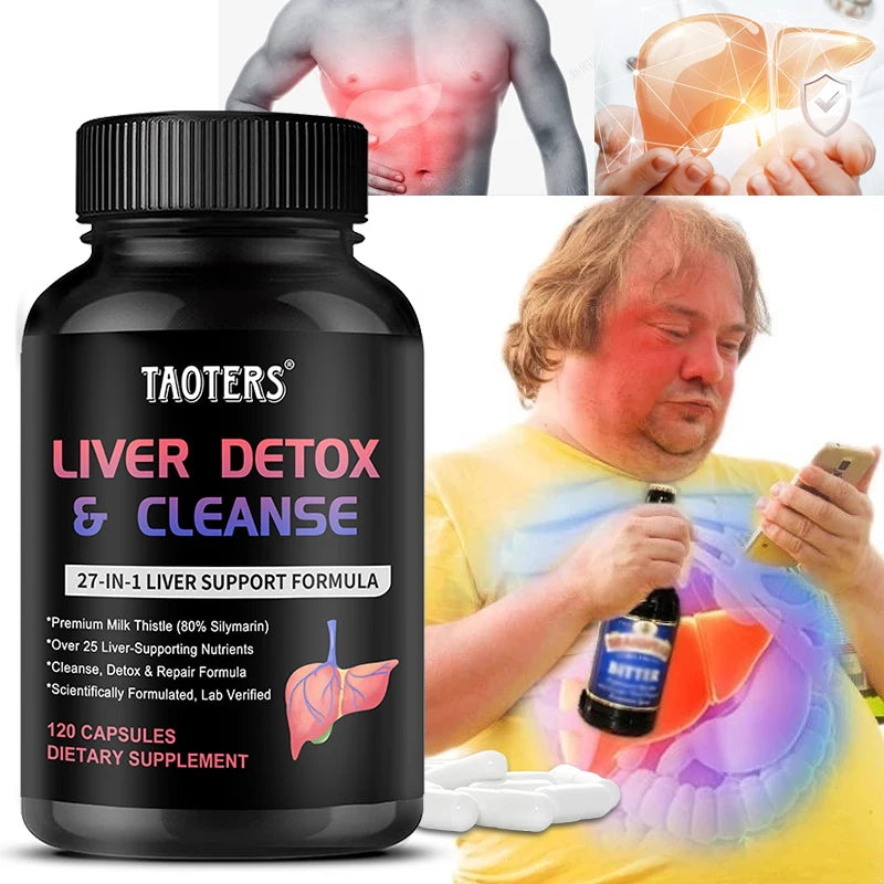 Milk Thistle Extract - Natural Liver Support Supplement, Supports Cleansing and Repair, Strengthens the Liver