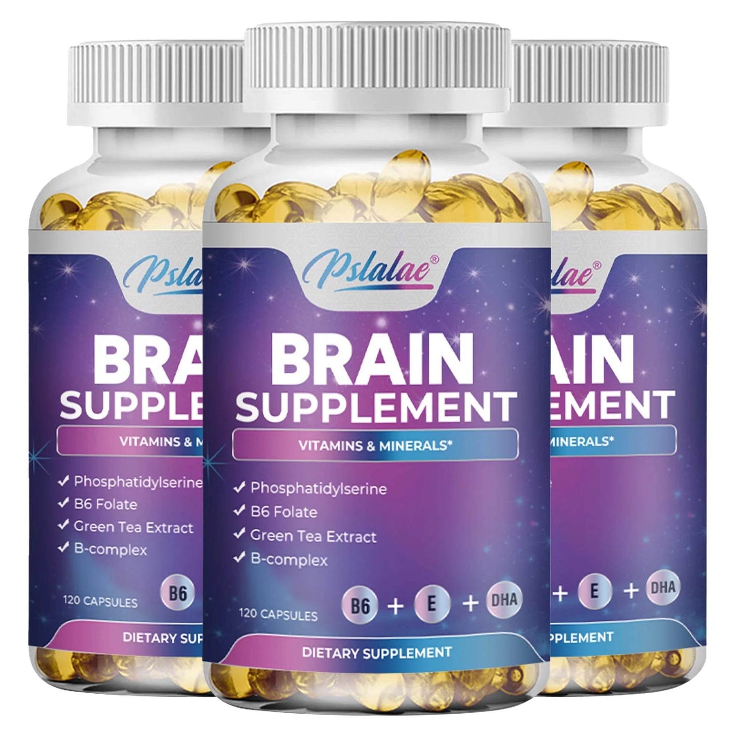 Brain Supplement - Memory, Focus, Clarity, Energy Brain Supplement - 120 Capsules Three-Best choice United States