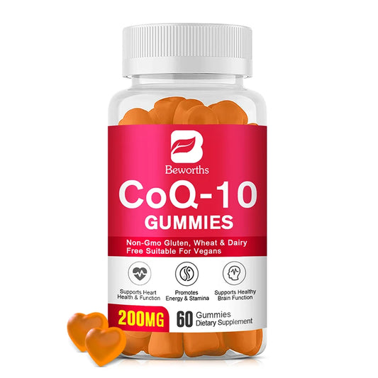 CoQ10 Gummies,for Cellular Energy, Brain & Antioxidant, Coenzyme Q10 Supplement Package 1 United States