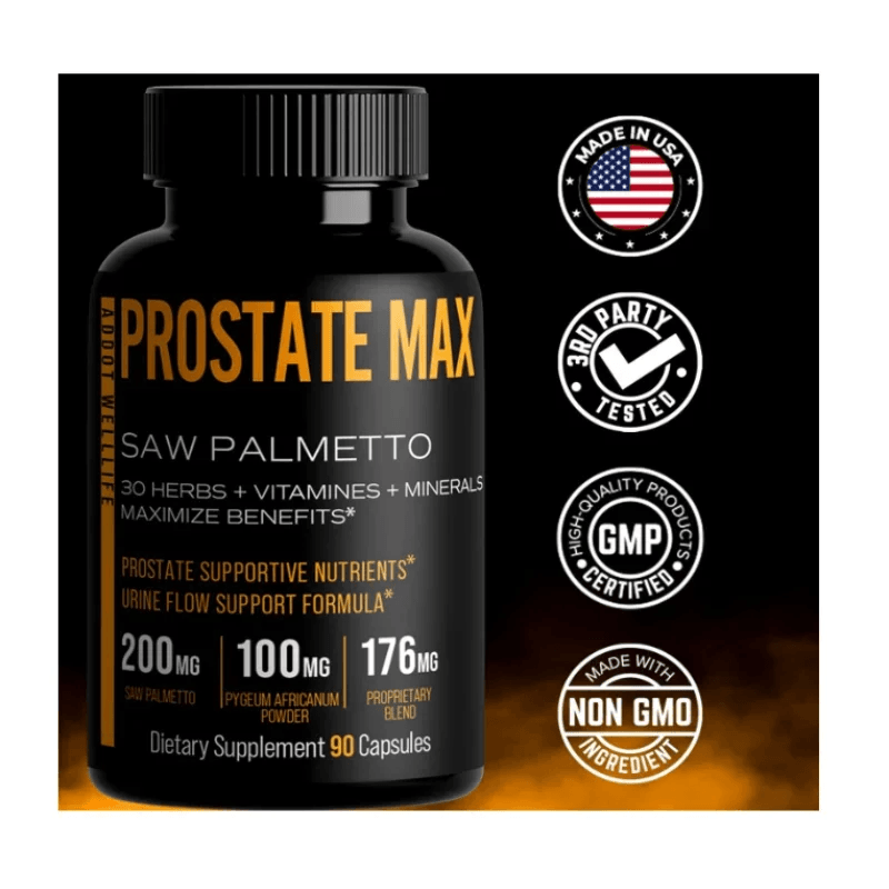 With Saw Palmetto and 30 Powerful Herbal Extracts, Minerals and Vitamins to Maximize Prostate Health, 90 Capsules