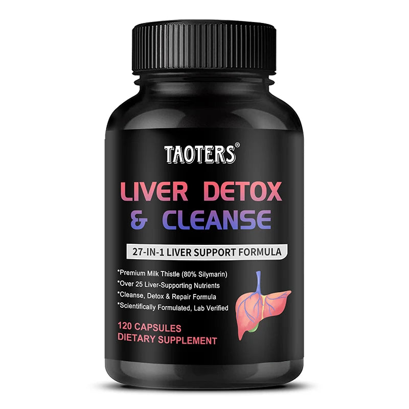 Milk Thistle Extract - Natural Liver Support Supplement, Supports Cleansing and Repair, Strengthens the Liver 120coumt United States