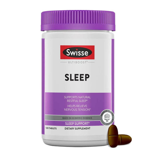 Swisse Sleep Valerian Root Capsules | Valerian Root Extract + Magnesium + Licorice + Hops| Herbal Sleep Supplement | 120 Tablets United States