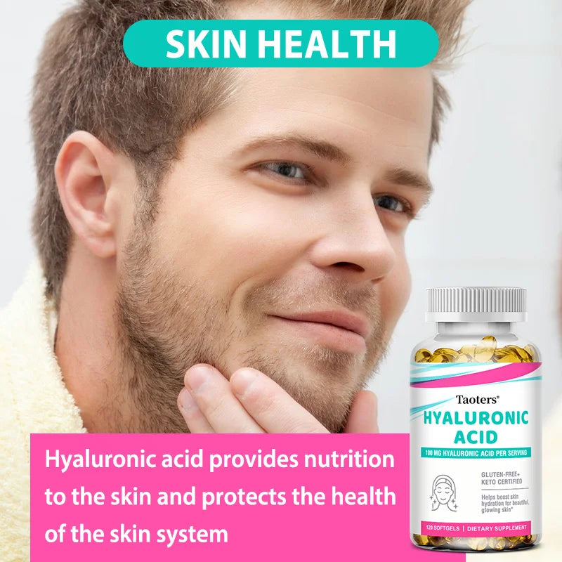 Sodium Hyaluronate Supplements—Antioxidant and Anti-aging, Supports Skin and Bone Health, Promotes Nutrient Absorption