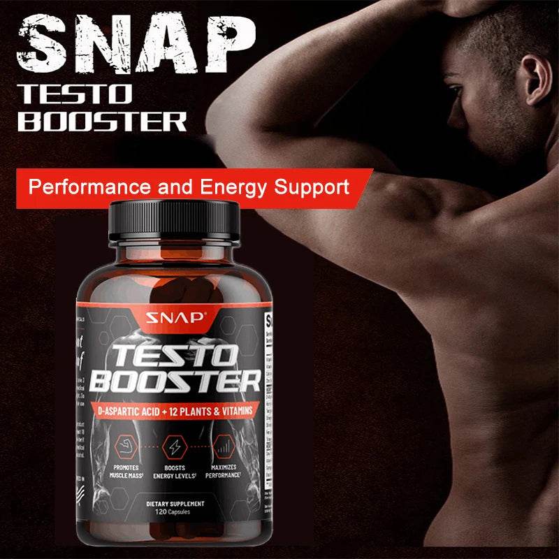 Men's Enhancer - Promotes Muscle Growth, Boosts Natural Energy, Stamina and Strength, 120 Capsules