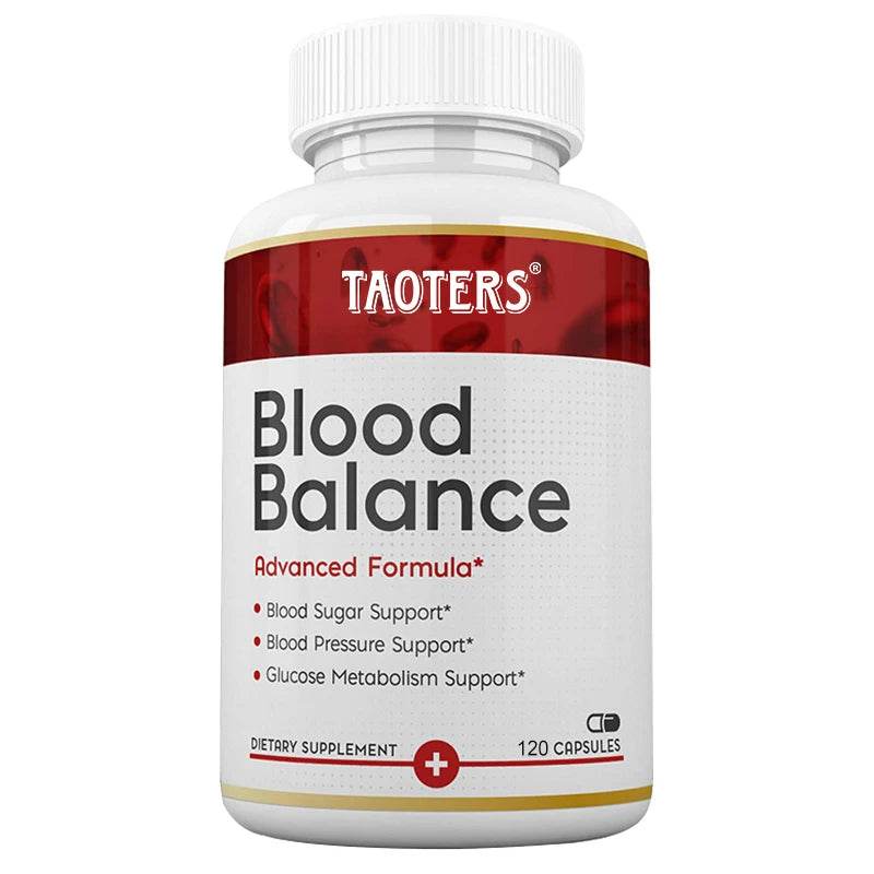 Blood Balance - Supplement, Supports Regulated Blood Sugar and Blood Pressure, Glucose Metabolism, 120 Capsules United States 120coumt