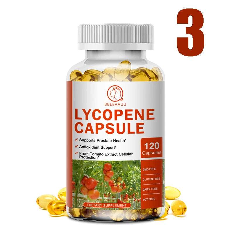 BEWORTHS Lycopene Capsules Support Prostate and Bladder Health, Alleviate Urinary Tract Pain, Male Reproductive Health Support 3Bottles United States