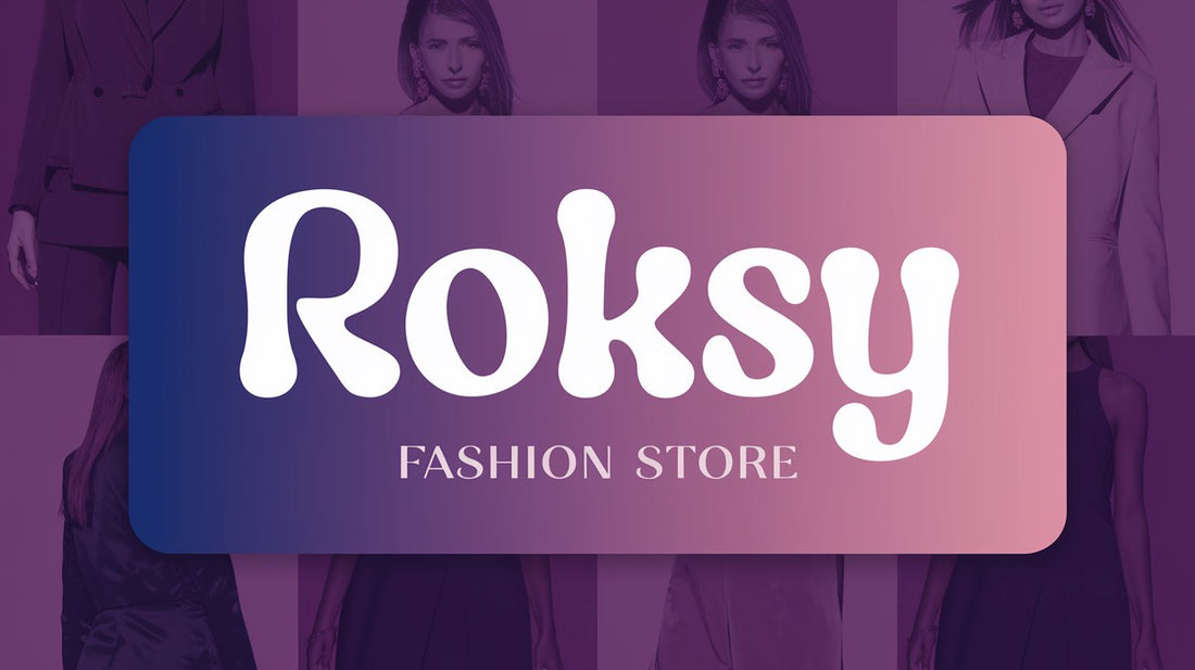 Roksy online fashion store featuring a wide selection of apparel and accessories for both men and women. The image showcases various products including stylish jeans, cozy cardigans, casual lounge wear, versatile pants, trendy jumpsuits, and fashionable shoes. It also highlights sandals, rugged cargo pants, chic boots, comfortable t-shirts, elegant blouses, relaxed shorts, warm sweaters, long-sleeve shirts, sleeveless tops, practical overalls, and elegant dresses. The store offers a diverse range of fashion