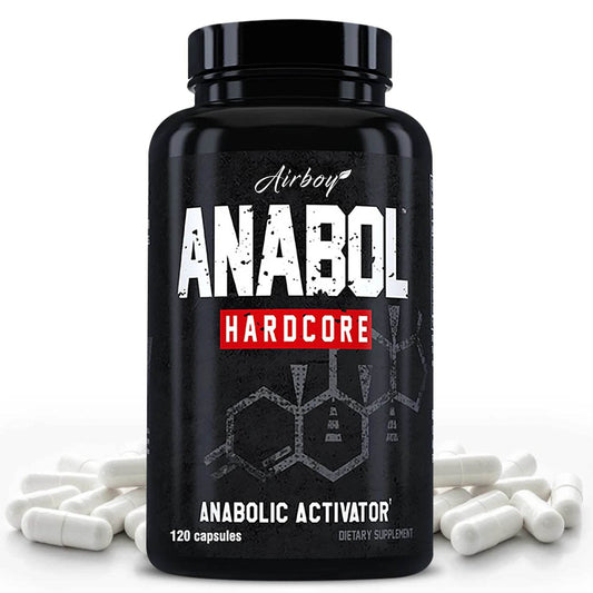 Anabol Hardcore Anabolic Activator Supplement Lean Muscle Mass Power 120 Capsules United States