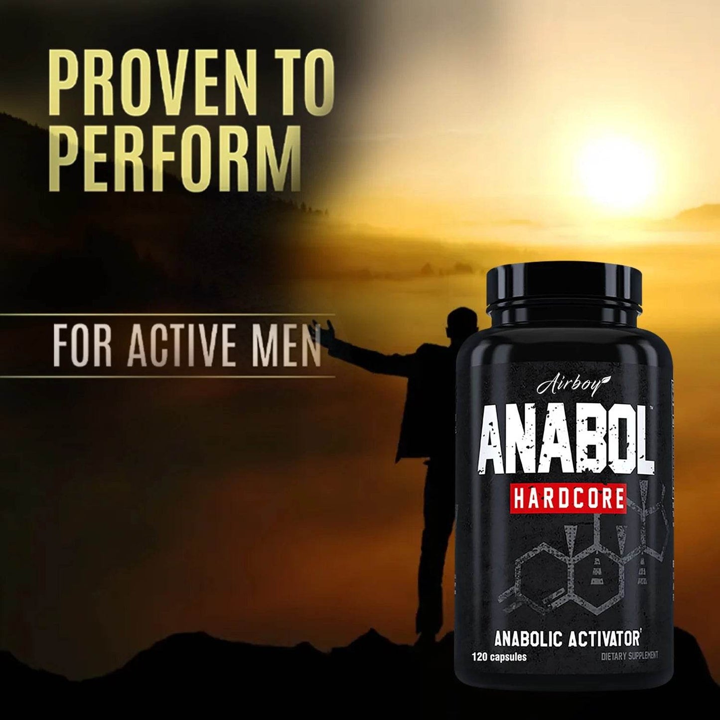 Anabol Hardcore Anabolic Activator Supplement Lean Muscle Mass Power