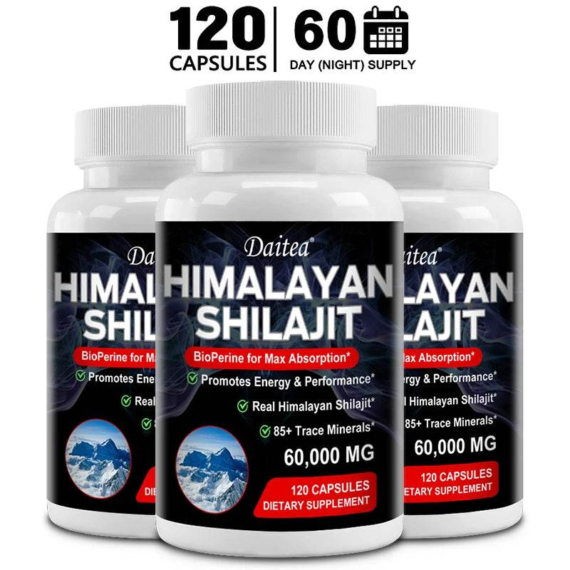 Himalayan Shilajit Trace Minerals Absorption Supplement 120 capsules 120 count United States