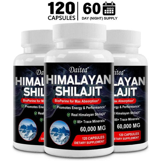 Himalayan Shilajit Trace Minerals Absorption Supplement 120 capsules 120 count United States