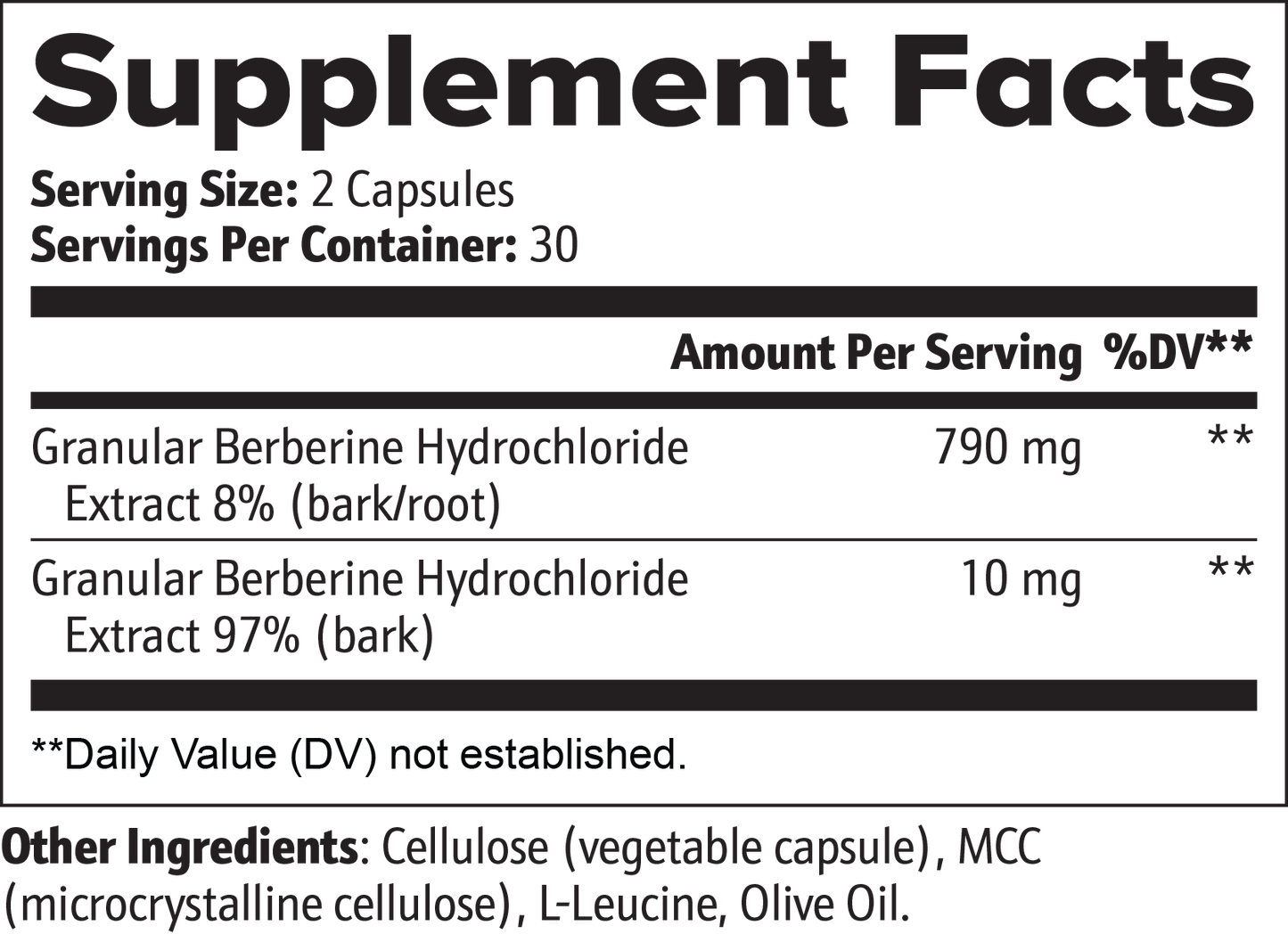 Roksy berberine supplement capsules, 500mg, designed for weight management support