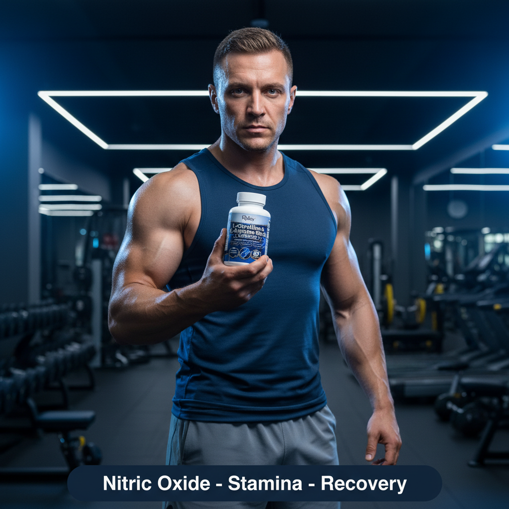 ROKSY L Citrulline Post-Workout Recovery Capsules for Nitric Oxide and Stamina Support