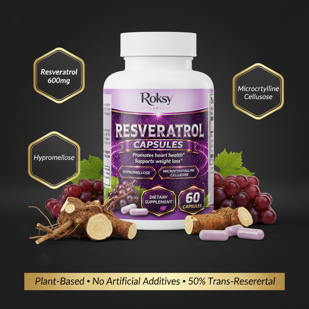 Roksy Resveratrol Ingredients