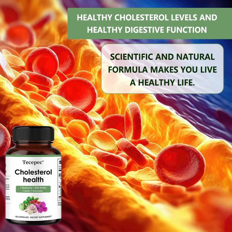 Cholesterol Support Supplement - 120 Capsules