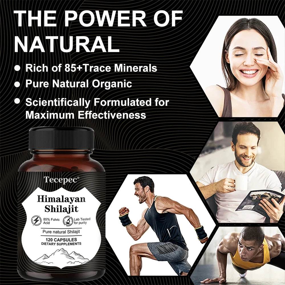 Himalaya Muscle Growth Supplements - Tecepec Shilajit